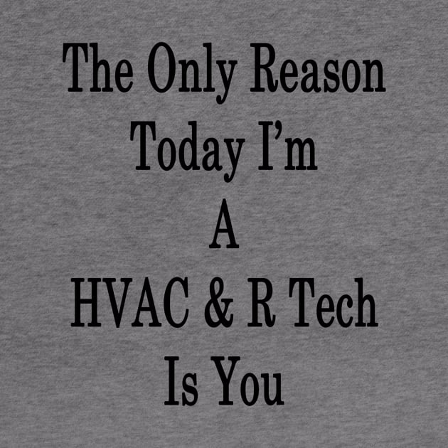 The Only Reason Today I'm A HVAC & R Tech Is You by supernova23